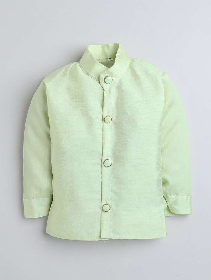 boys sequin work sherwani with jacket - 21745929 -  Standard Image - 2