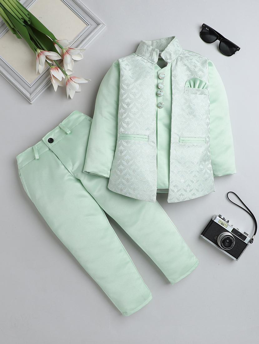 boys self design sherwani with jacket - 21745933 - Zoom Image - 0
