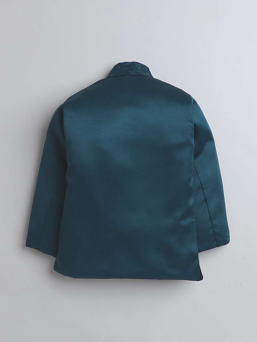 boys embroidered sherwani with jacket - 21745942 - Standard Image - 2
