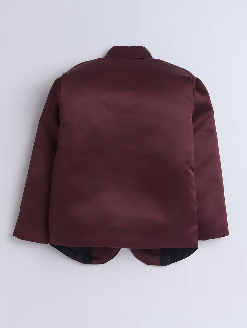 boys embroidered long sleeve suit set - 21745946 -  Standard Image - 2