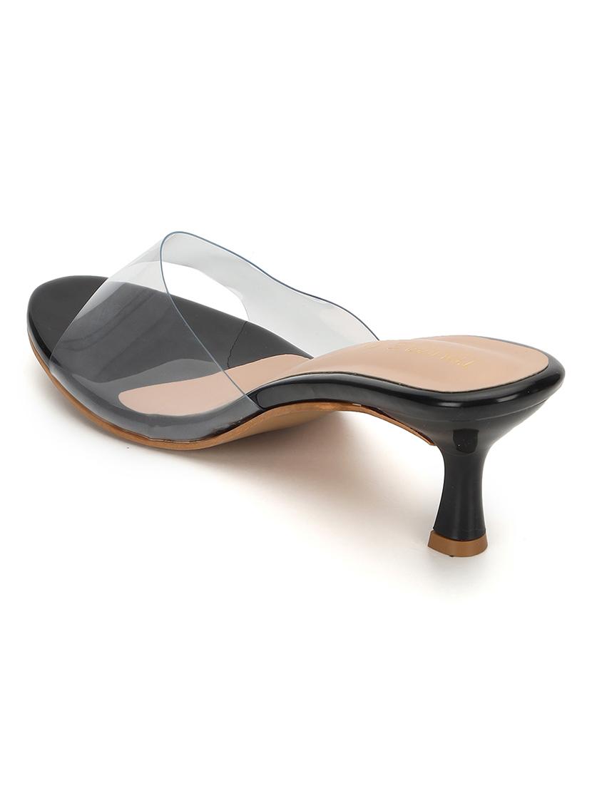 women transparent slip on sandal - 21745974 - Standard Image - 2