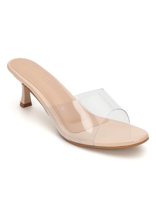 women transparent slip on sandal - 21745975 - Standard Image - 0