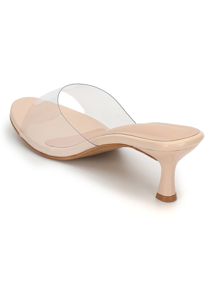 women transparent slip on sandal - 21745975 - Standard Image - 2