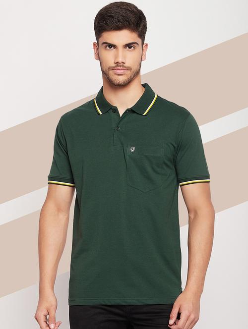 men short sleeves plain polo t-shirt - 21746000 - Standard Image - 0