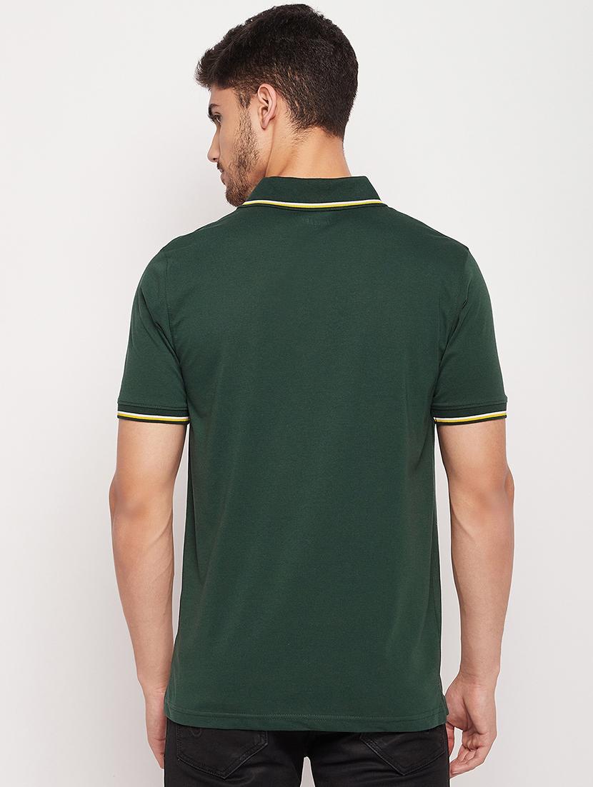 men short sleeves plain polo t-shirt - 21746000 - Standard Image - 2