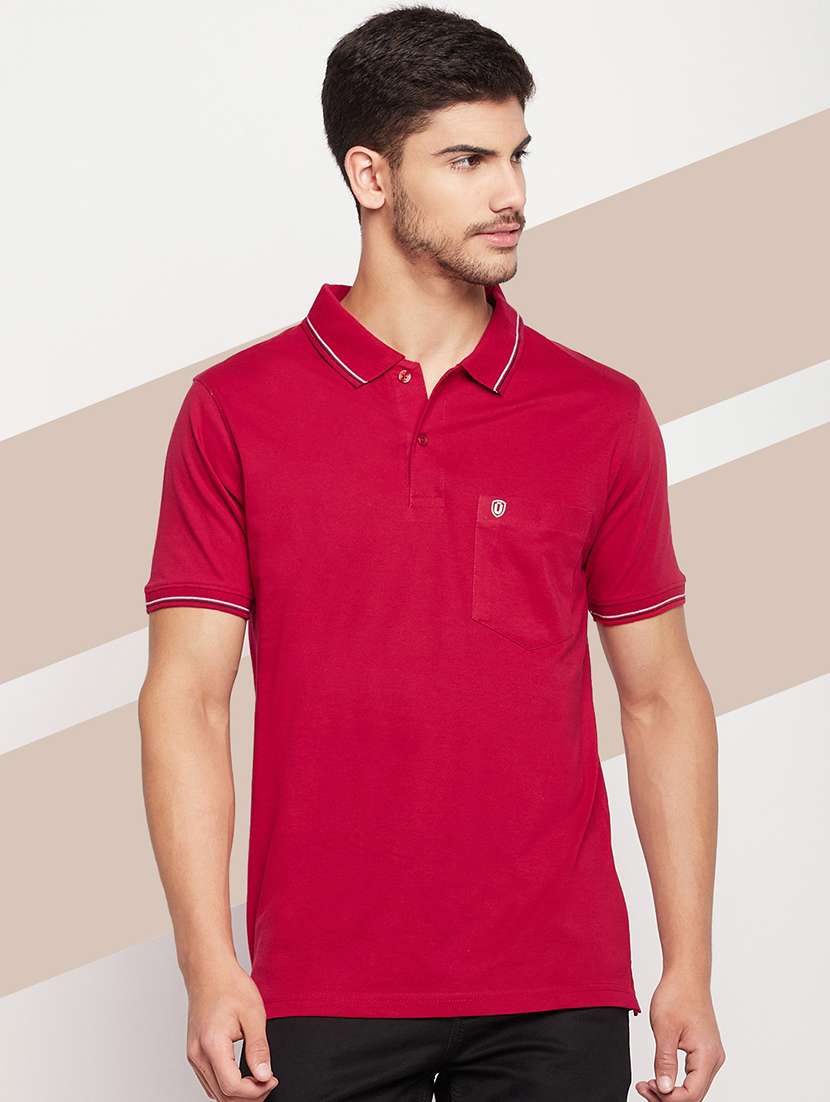 men short sleeves plain polo t-shirt