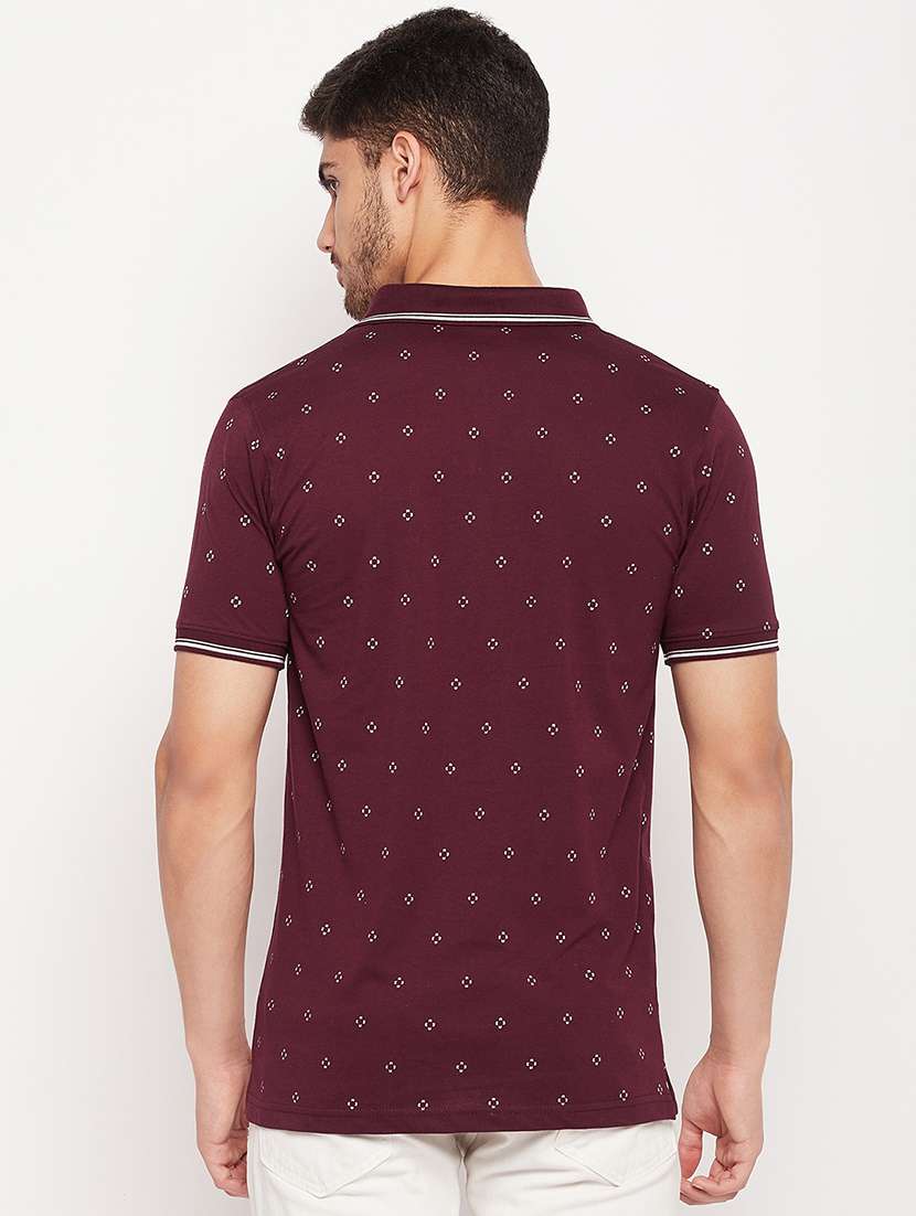 men short sleeves printed polo t-shirt - 21746011 - Standard Image - 2