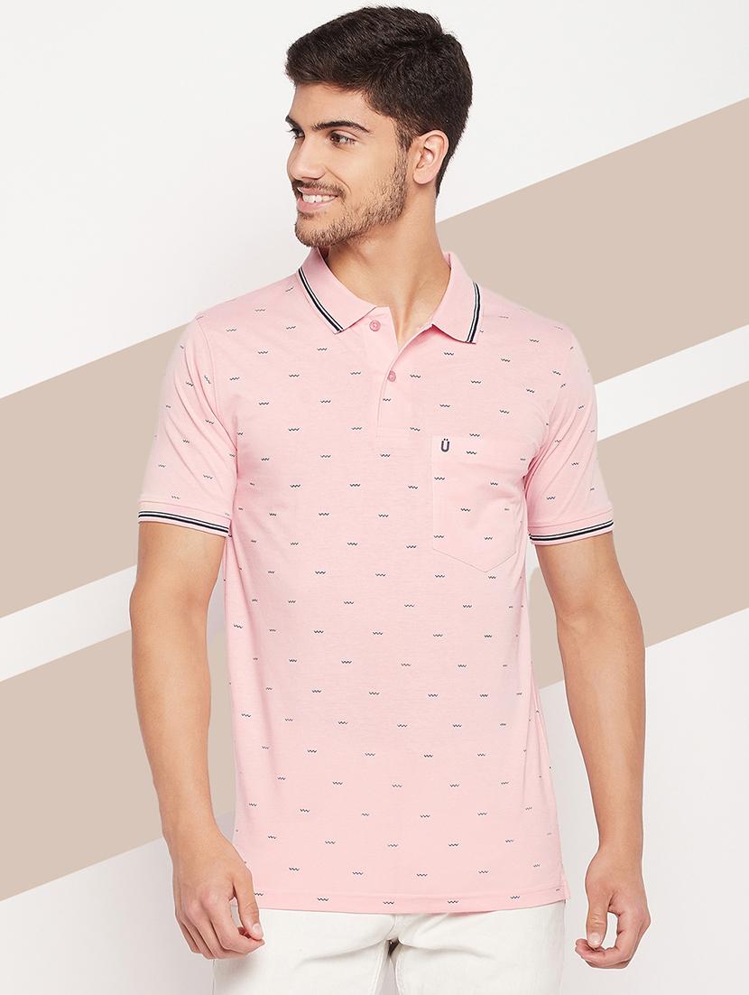 men short sleeves printed polo t-shirt - 21746016 -  Zoom Image - 0