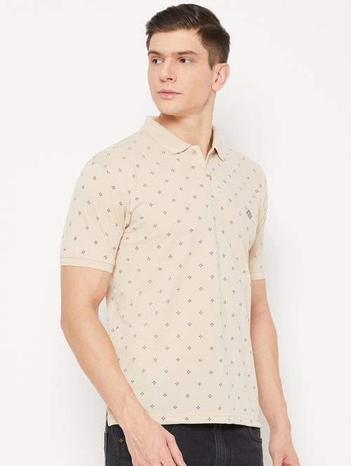 men short sleeves printed polo t-shirt - 21746061 -  Standard Image - 0