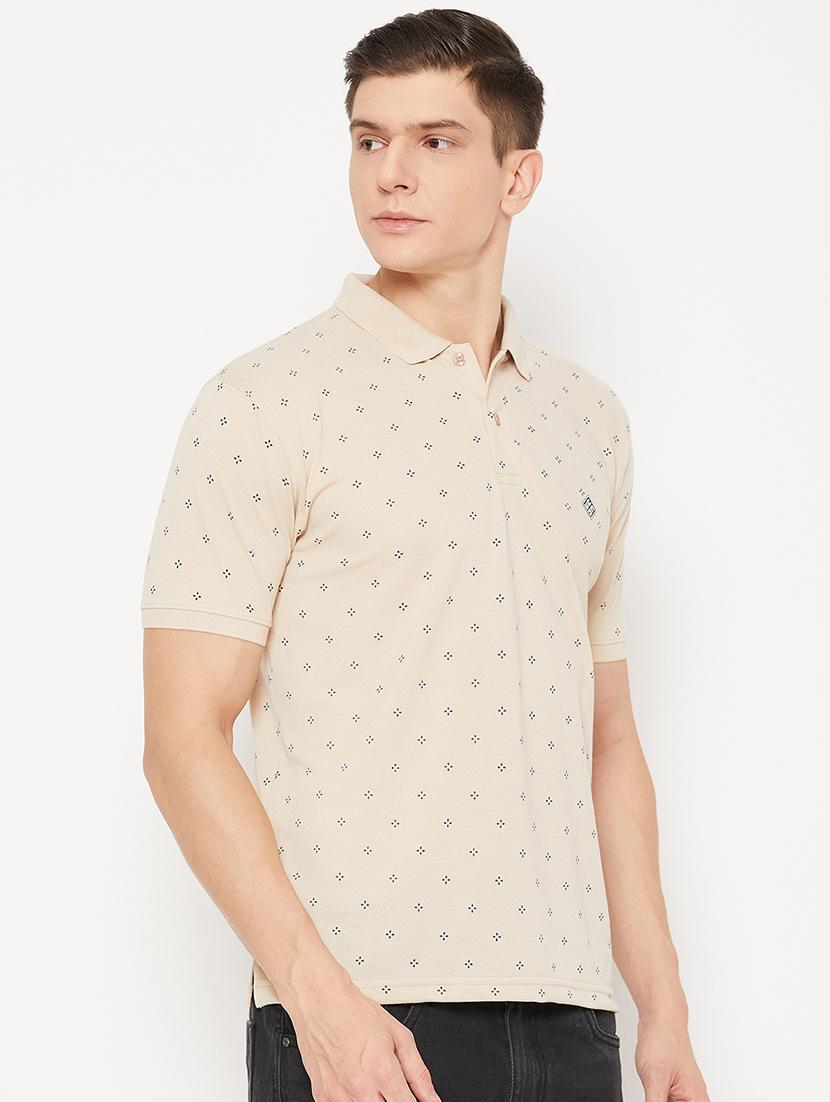 men short sleeves printed polo t-shirt - 21746061 -  Zoom Image - 0