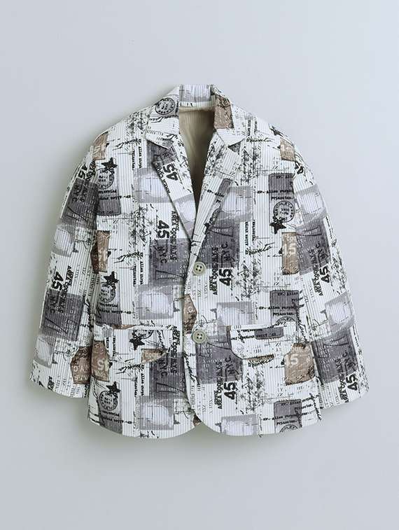 boys printed two piece suit set - 21746338 -  Standard Image - 2