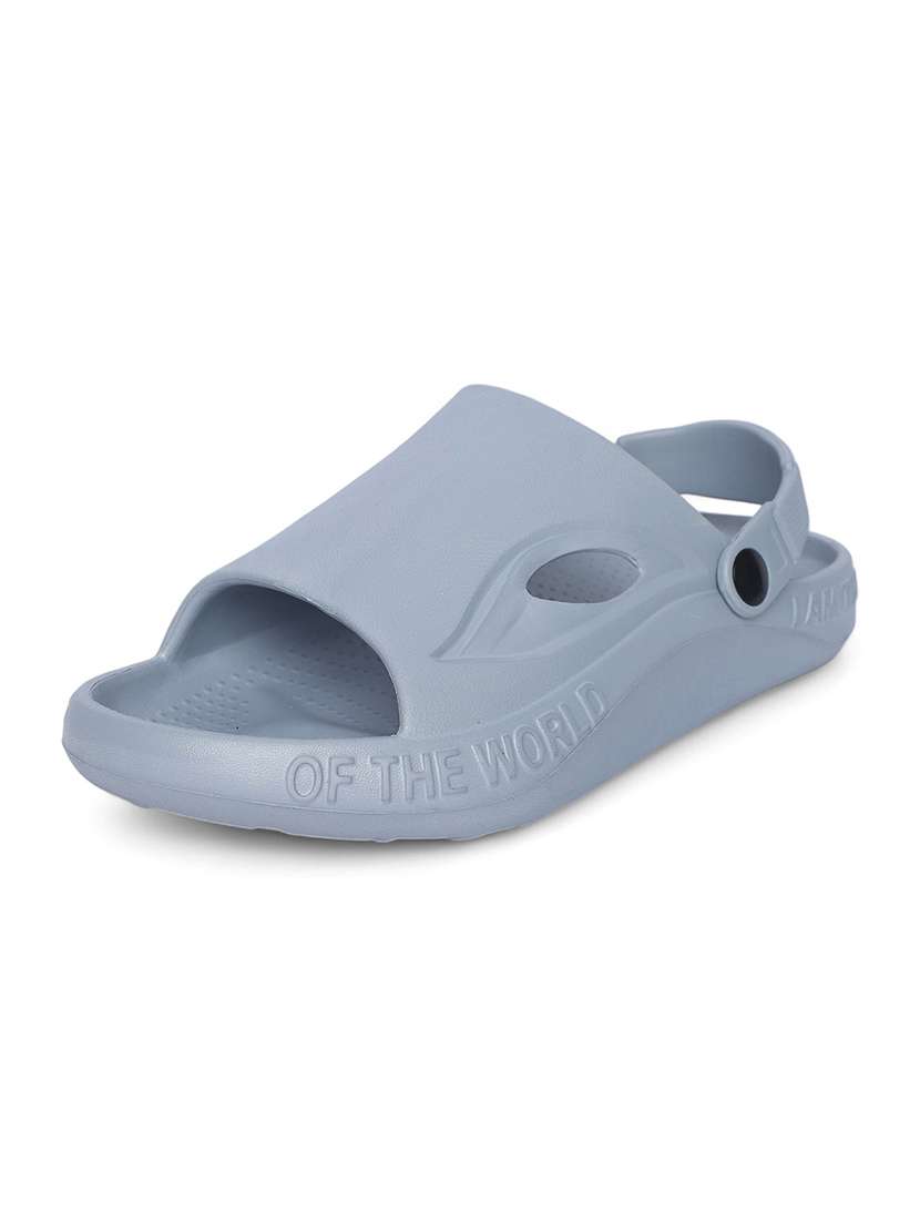 men grey slip on flip flops - 21746436 -  Zoom Image - 0