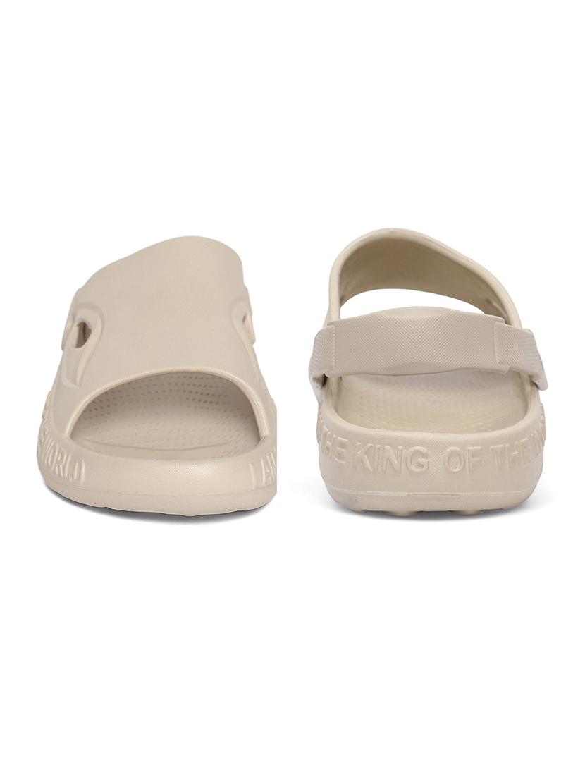 men beige slip on flip flops - 21746437 - Standard Image - 2