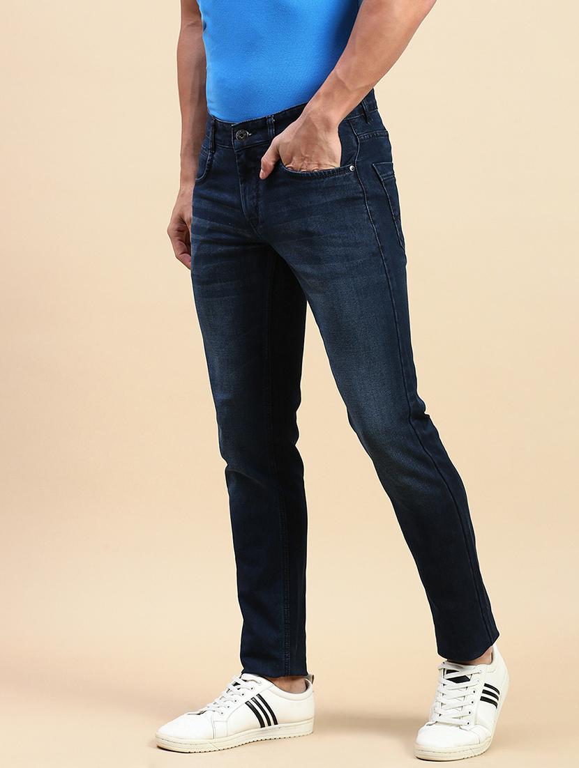 men mid rise washed slim fit jeans - 21746578 - Standard Image - 2
