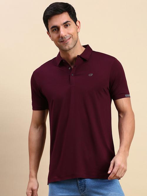 men solid short sleeves polo t-shirt - 21746590 - Standard Image - 0