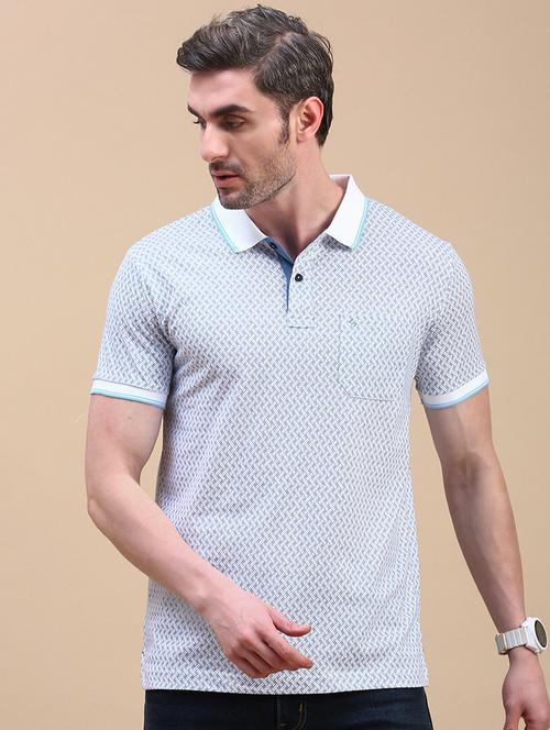 men short sleeves printed polo t-shirt - 21746611 -  Standard Image - 0