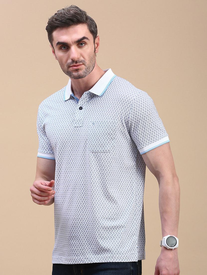 men short sleeves printed polo t-shirt - 21746611 - Standard Image - 2