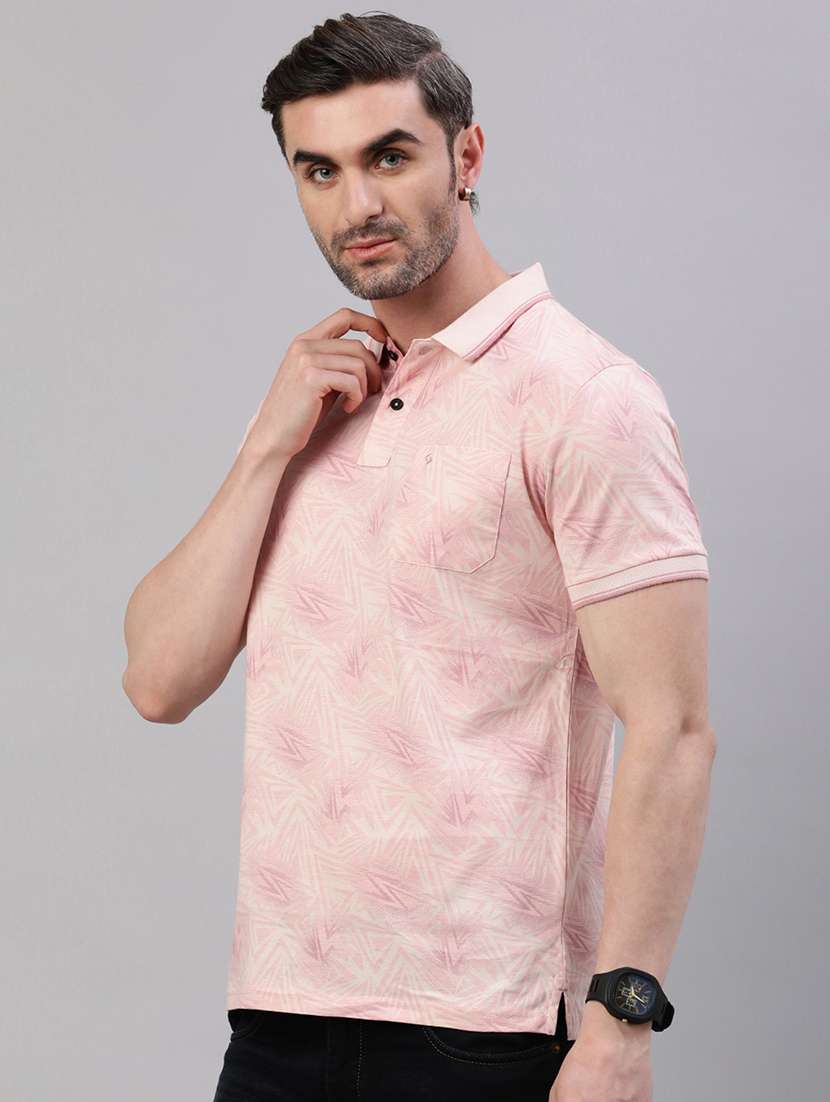 men short sleeves printed polo t-shirt - 21746614 -  Standard Image - 2