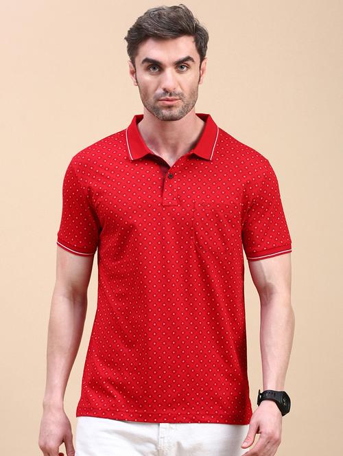 men short sleeves printed polo t-shirt - 21746616 - Standard Image - 0