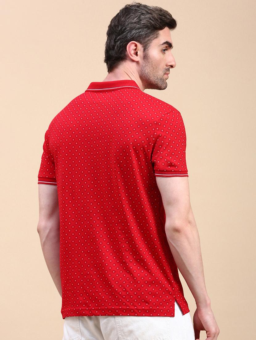 men short sleeves printed polo t-shirt - 21746616 - Standard Image - 2
