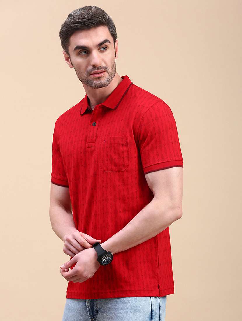 men short sleeves printed polo t-shirt - 21746618 - Standard Image - 2
