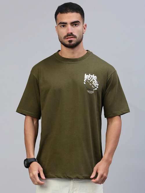 men short sleeves front & back print t-shirt - 21746629 -  Standard Image - 0