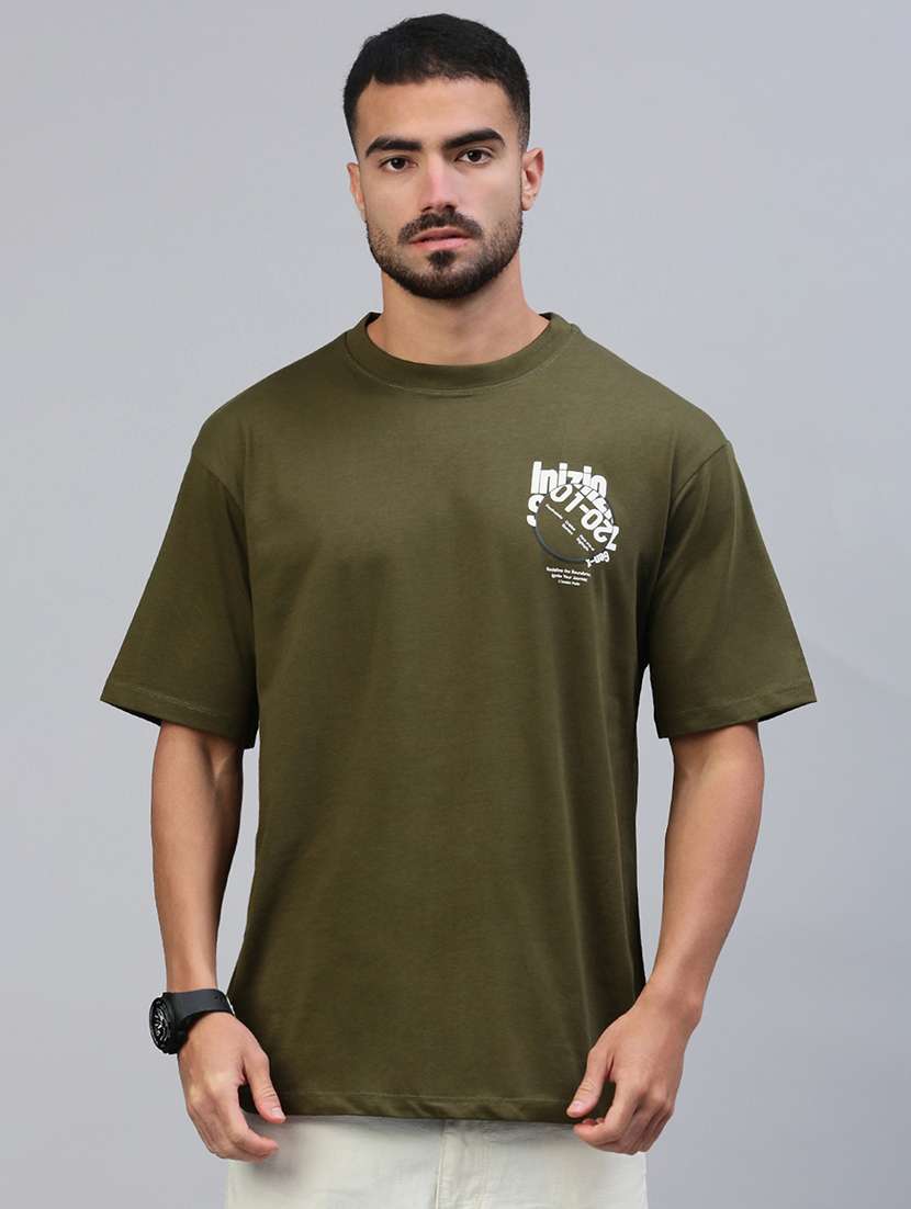 men short sleeves front & back print t-shirt - 21746629 -  Zoom Image - 0