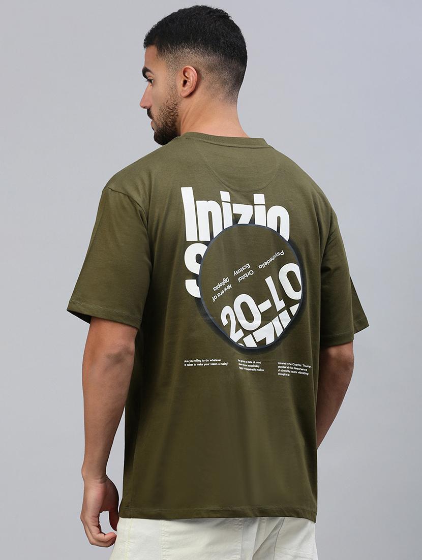 men short sleeves front & back print t-shirt - 21746629 - Standard Image - 2