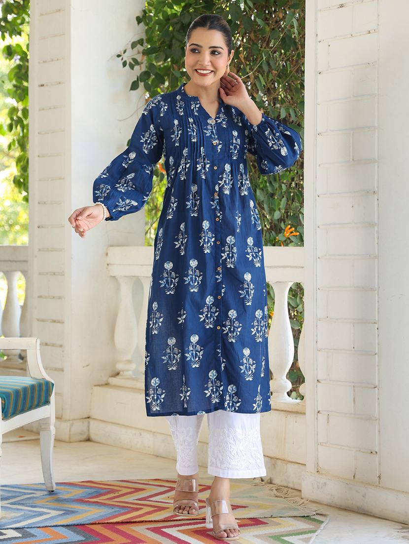 women printed straight kurta - 21746707 - Zoom Image - 0