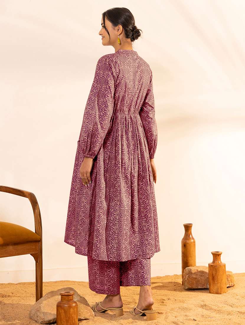 women printed maternity wear kurta pant set - 21746742 - Standard Image - 2