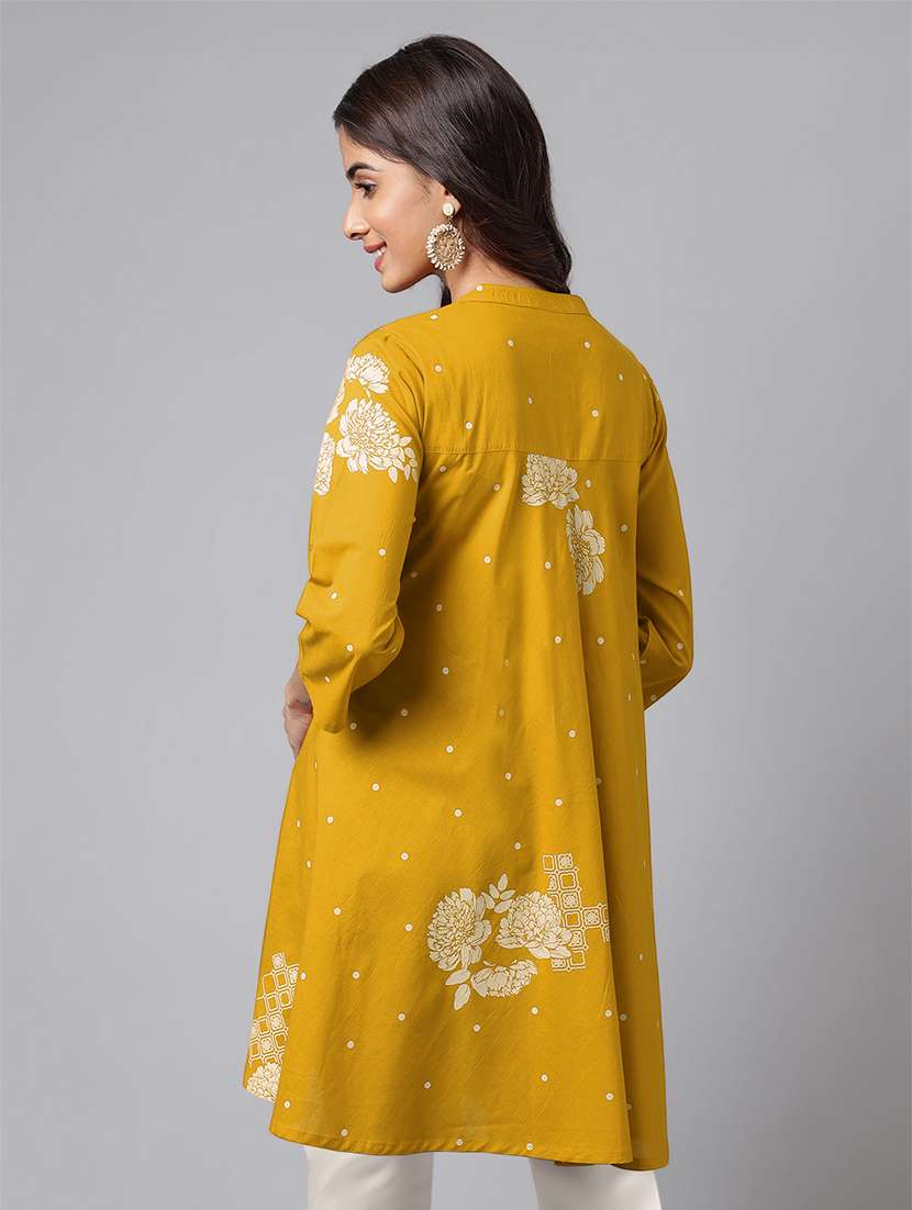 women printed a-line tunic - 21746772 - Standard Image - 2