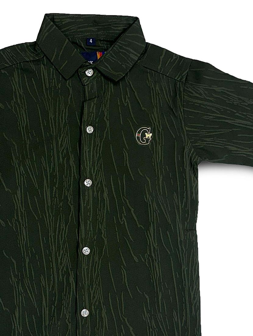 boys self design collared shirt - 21746796 - Standard Image - 2