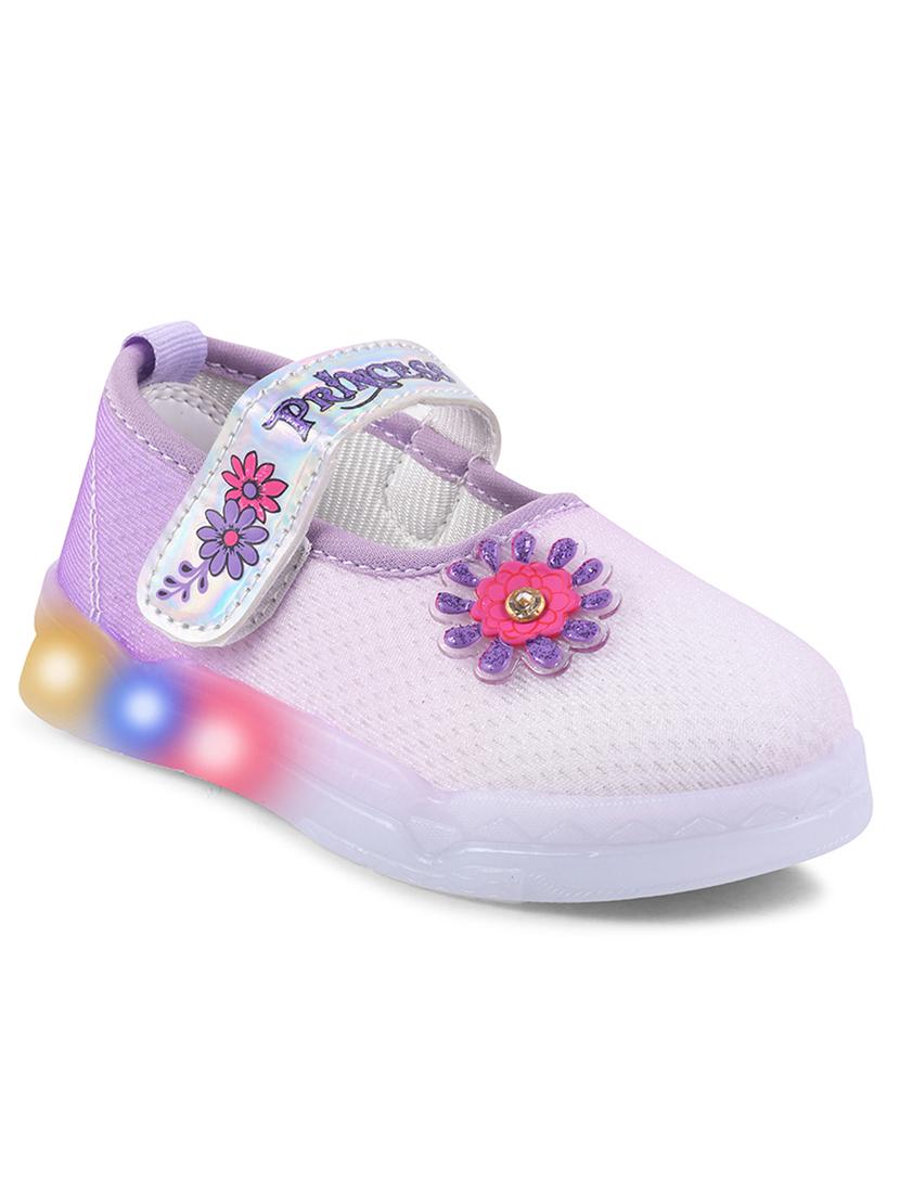 girls printed slip on velcro sandal - 21746939 - Standard Image - 2