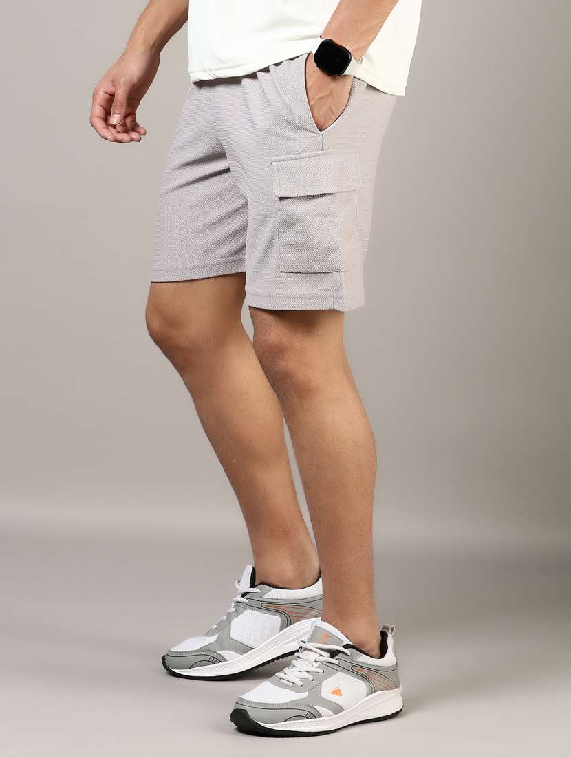 women solid mid rise cargo short - 21747485 -  Standard Image - 2