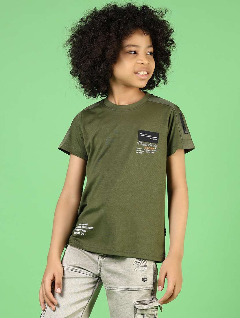 boys printed short sleeve regular fit t-shirt - 21747503 -  Standard Image - 2