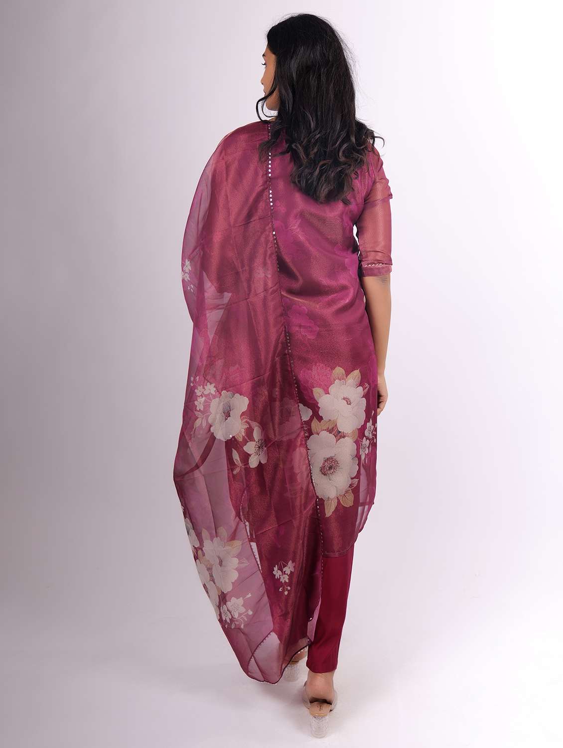 women printed kurta pant set with dupatta - 21747598 -  Standard Image - 2