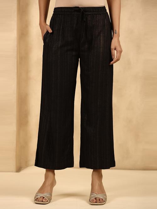 women solid straight palazzo - 21747779 -  Standard Image - 0