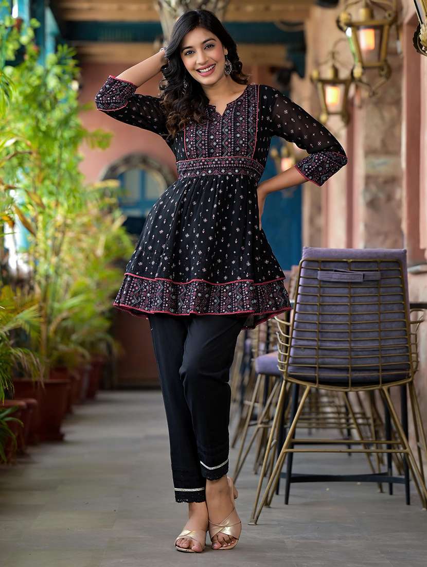 women floral print a-line tunic - 21747855 -  Standard Image - 2
