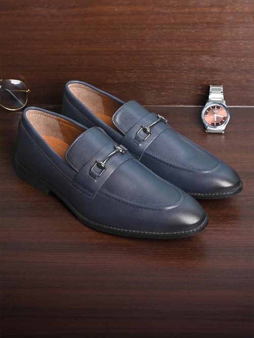 men blue slip on loafer - 21747886 -  Standard Image - 0