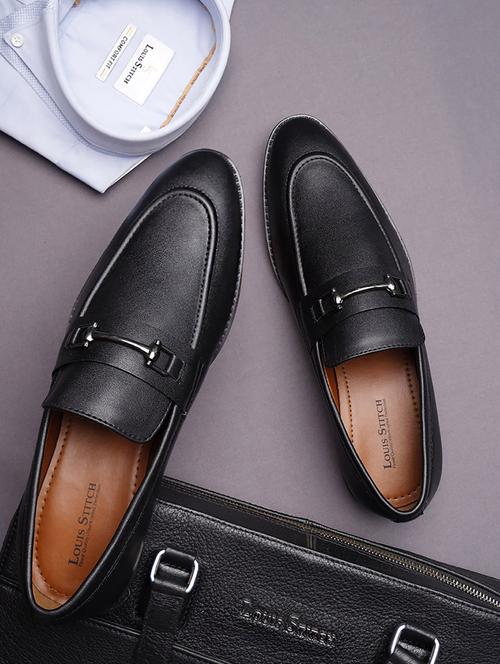 men black slip on loafer - 21747890 -  Standard Image - 0