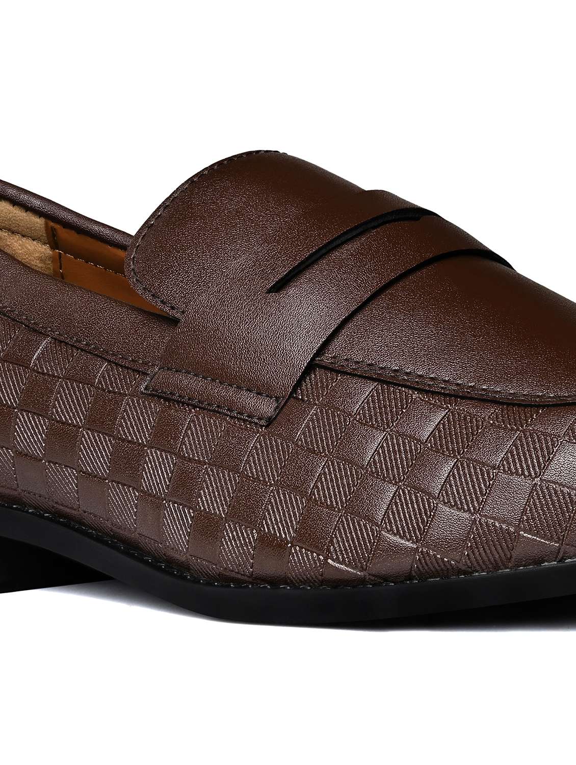 Men Textured Slip On Moccasin Shoes - 21747901 -  Standard Image - 2