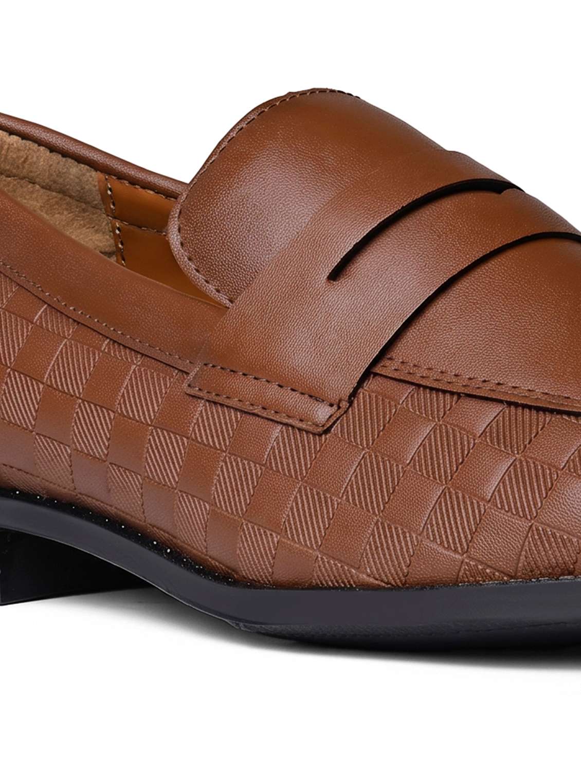 Men Textured Slip On Moccasin Shoes - 21747902 -  Standard Image - 2