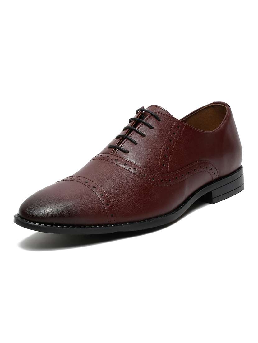 men solid lace-up oxfords - 21747996 -  Standard Image - 2