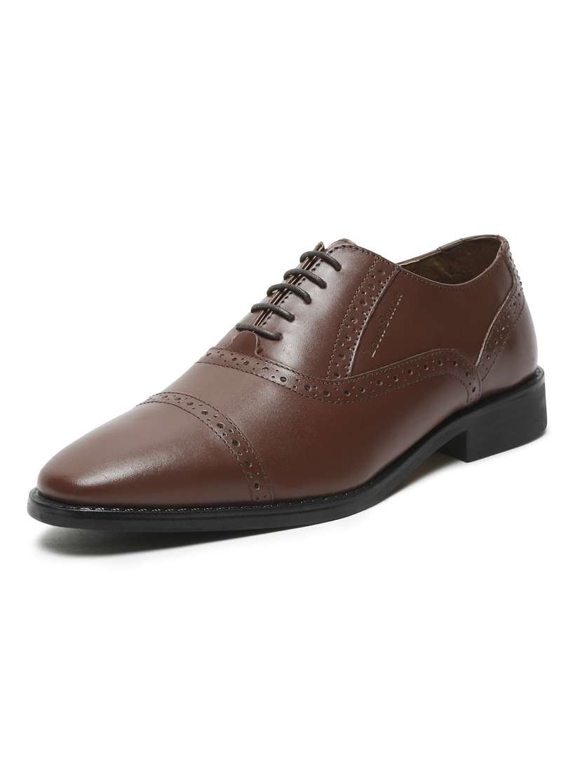 men solid lace-up oxfords - 21748002 -  Standard Image - 2
