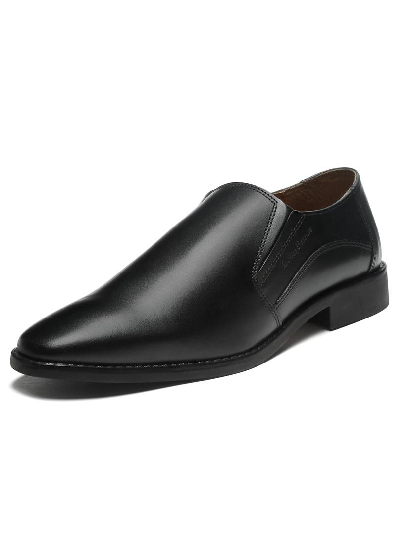 men solid formal slip on shoes - 21748006 - Standard Image - 2