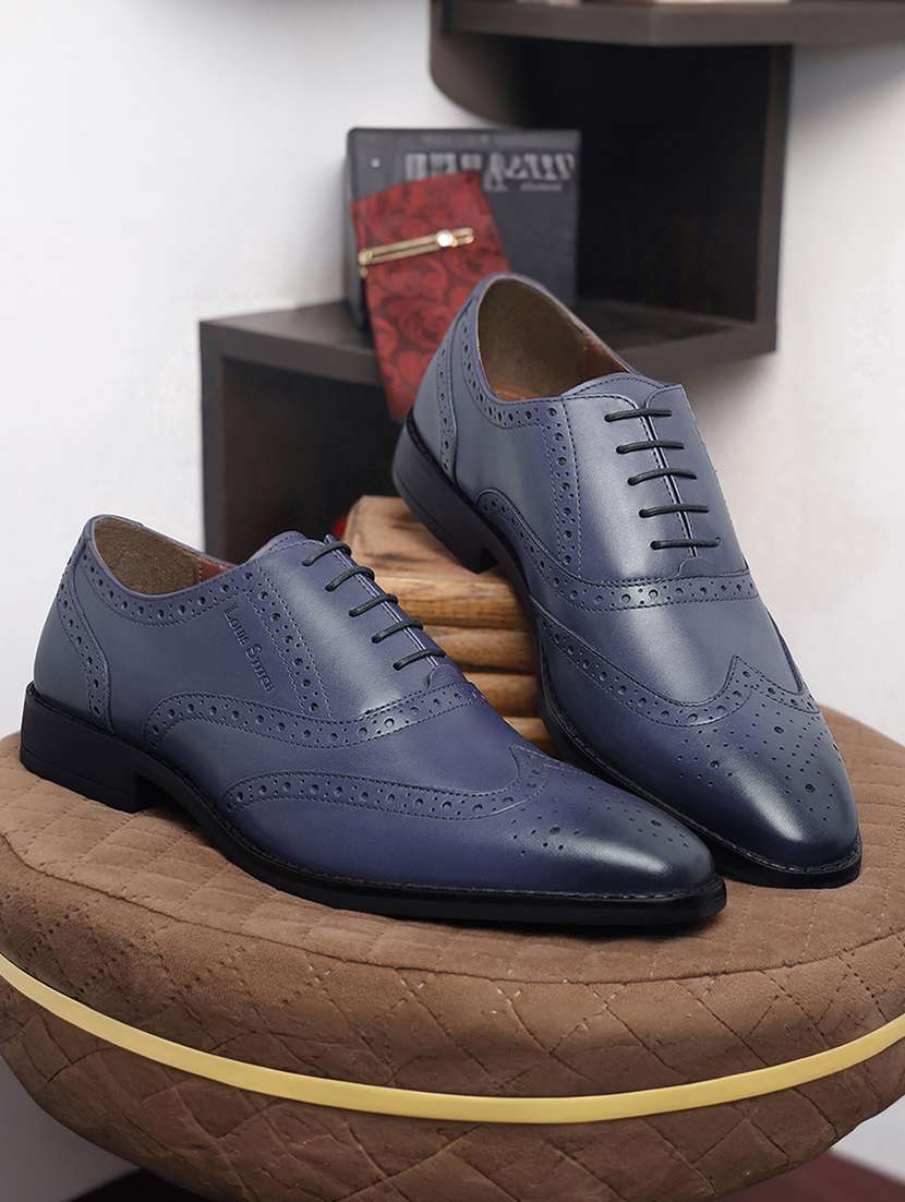 men solid lace-up brouges - 21748028 -  Zoom Image - 0