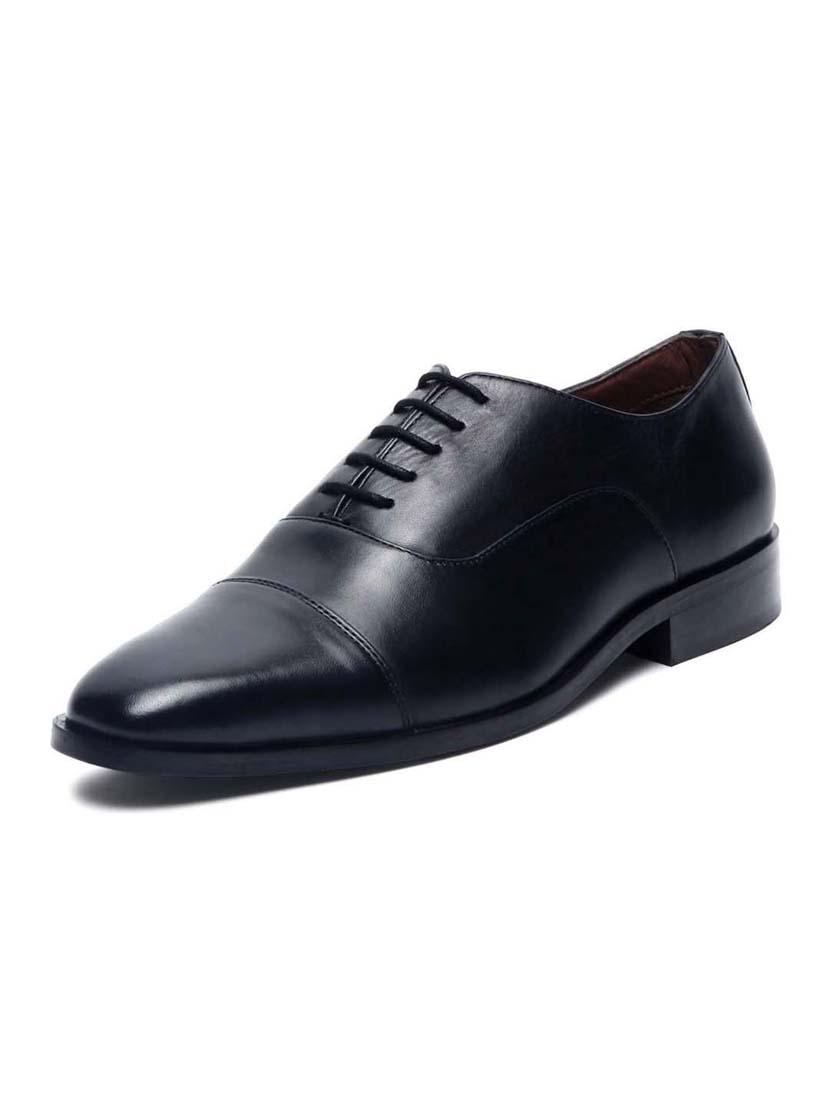 men solid lace-up oxfords - 21748043 - Standard Image - 2