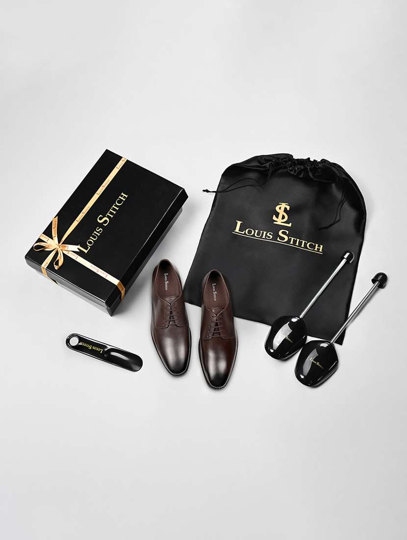 men solid lace-up derbys - 21748066 -  Standard Image - 2