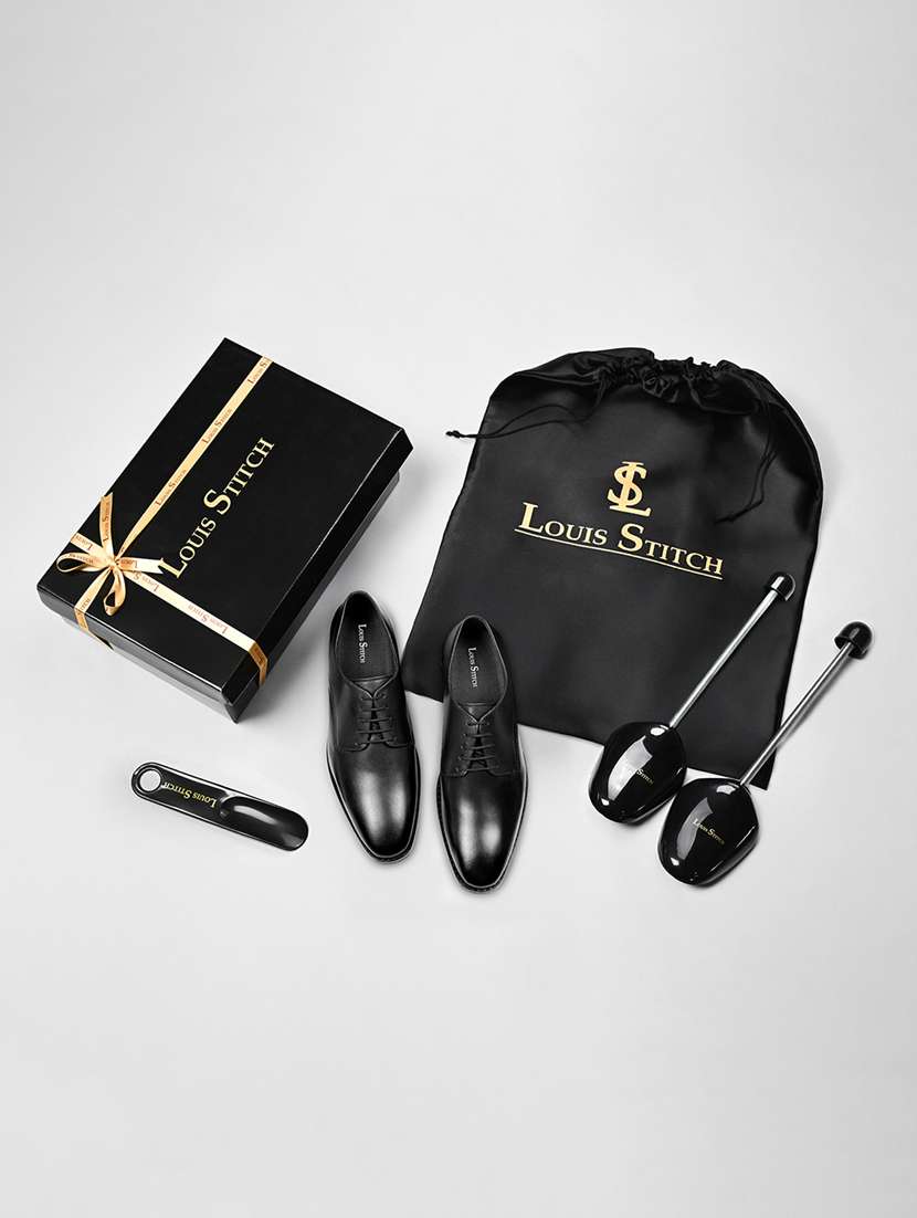 men solid lace-up derbies - 21748069 -  Standard Image - 2