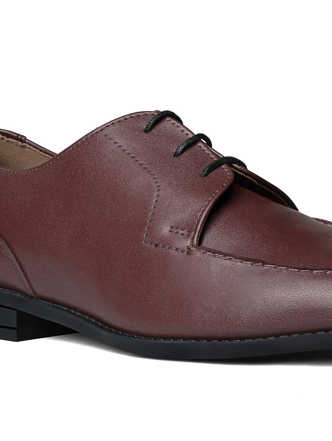 Men Solid Lace-up Derbies - 21748082 -  Standard Image - 2